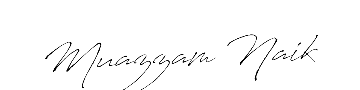 The best way (Antro_Vectra) to make a short signature is to pick only two or three words in your name. The name Muazzam Naik include a total of six letters. For converting this name. Muazzam Naik signature style 6 images and pictures png
