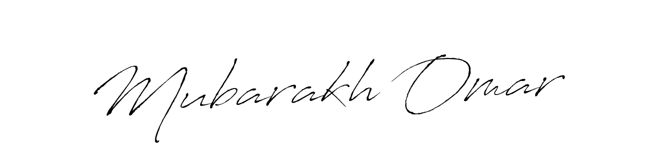 Mubarakh Omar stylish signature style. Best Handwritten Sign (Antro_Vectra) for my name. Handwritten Signature Collection Ideas for my name Mubarakh Omar. Mubarakh Omar signature style 6 images and pictures png