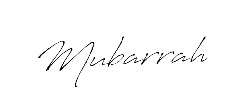 Create a beautiful signature design for name Mubarrah. With this signature (Antro_Vectra) fonts, you can make a handwritten signature for free. Mubarrah signature style 6 images and pictures png