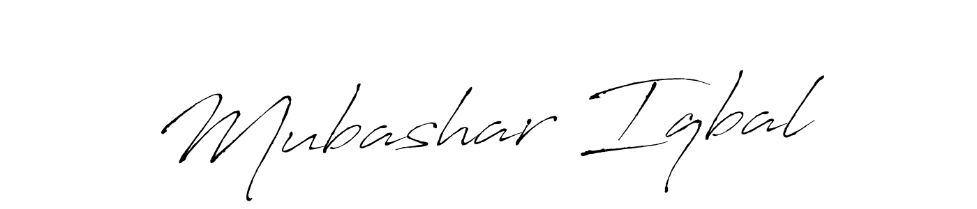 You should practise on your own different ways (Antro_Vectra) to write your name (Mubashar Iqbal) in signature. don't let someone else do it for you. Mubashar Iqbal signature style 6 images and pictures png