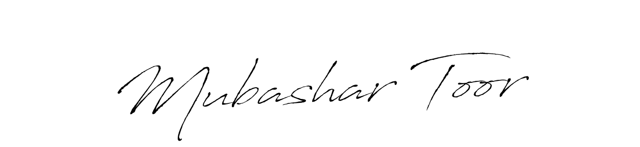 The best way (Antro_Vectra) to make a short signature is to pick only two or three words in your name. The name Mubashar Toor include a total of six letters. For converting this name. Mubashar Toor signature style 6 images and pictures png