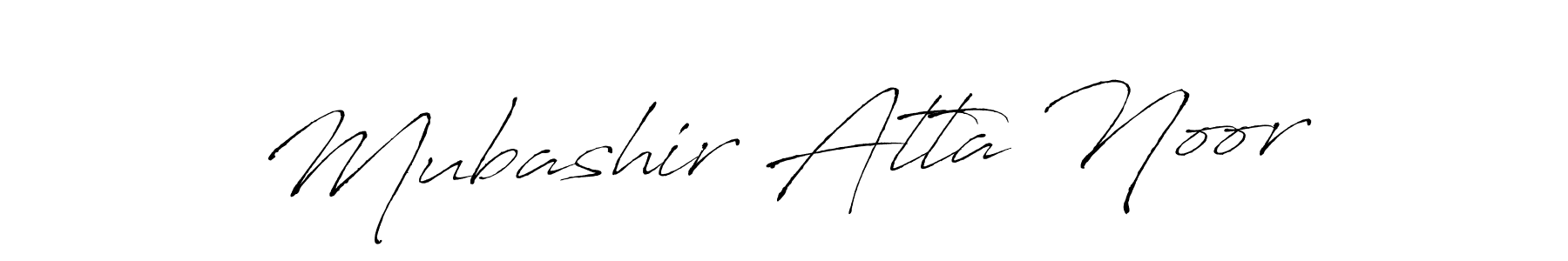 Also You can easily find your signature by using the search form. We will create Mubashir Atta Noor name handwritten signature images for you free of cost using Antro_Vectra sign style. Mubashir Atta Noor signature style 6 images and pictures png