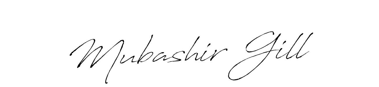 Make a beautiful signature design for name Mubashir Gill. Use this online signature maker to create a handwritten signature for free. Mubashir Gill signature style 6 images and pictures png