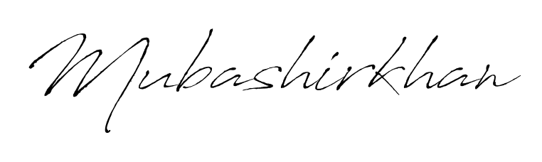 Style your name Mubashirkhan with confidence using Antro_Vectra signature design. Simple, elegant, and ready for immediate document use. Mubashirkhan signature style 6 images and pictures png