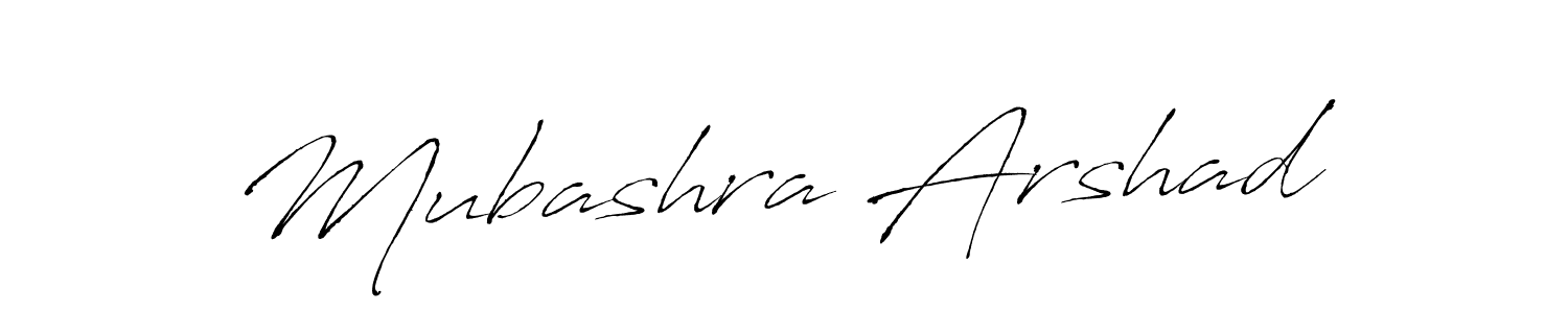 Similarly Antro_Vectra is the best handwritten signature design. Signature creator online .You can use it as an online autograph creator for name Mubashra Arshad. Mubashra Arshad signature style 6 images and pictures png