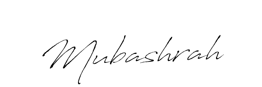 How to make Mubashrah signature? Antro_Vectra is a professional autograph style. Create handwritten signature for Mubashrah name. Mubashrah signature style 6 images and pictures png
