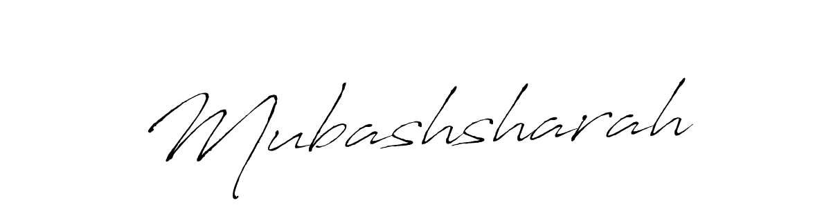 How to make Mubashsharah signature? Antro_Vectra is a professional autograph style. Create handwritten signature for Mubashsharah name. Mubashsharah signature style 6 images and pictures png