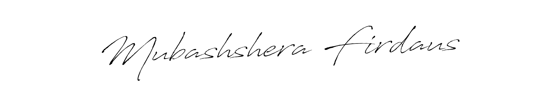 Make a beautiful signature design for name Mubashshera Firdaus. Use this online signature maker to create a handwritten signature for free. Mubashshera Firdaus signature style 6 images and pictures png