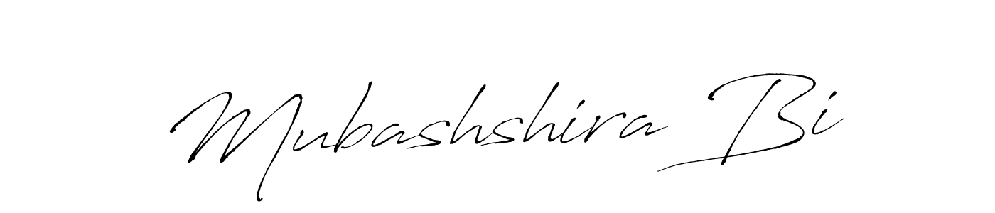 Also we have Mubashshira Bi name is the best signature style. Create professional handwritten signature collection using Antro_Vectra autograph style. Mubashshira Bi signature style 6 images and pictures png