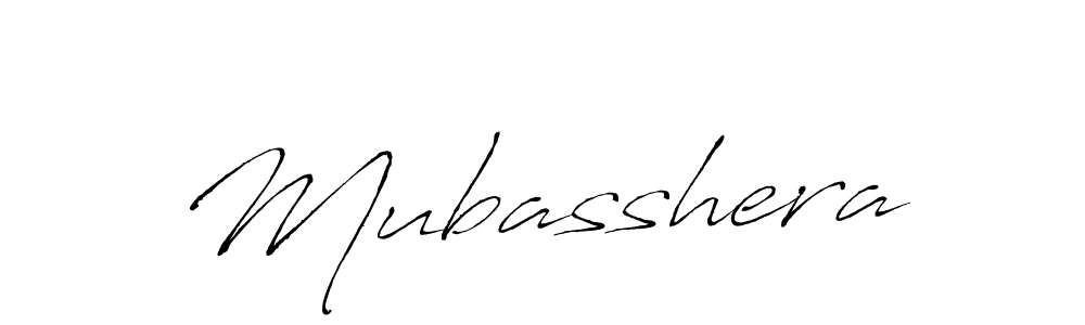 Make a beautiful signature design for name Mubasshera. With this signature (Antro_Vectra) style, you can create a handwritten signature for free. Mubasshera signature style 6 images and pictures png