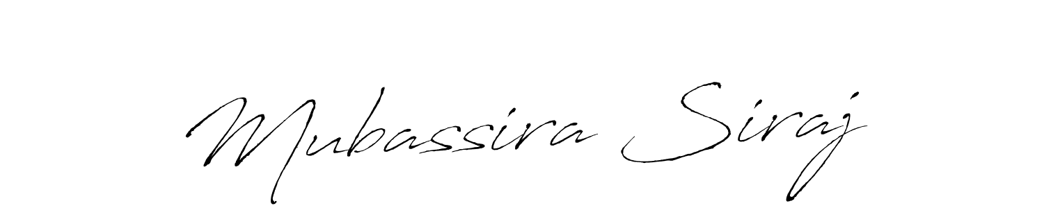 It looks lik you need a new signature style for name Mubassira Siraj. Design unique handwritten (Antro_Vectra) signature with our free signature maker in just a few clicks. Mubassira Siraj signature style 6 images and pictures png