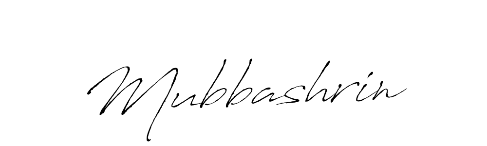 You should practise on your own different ways (Antro_Vectra) to write your name (Mubbashrin) in signature. don't let someone else do it for you. Mubbashrin signature style 6 images and pictures png