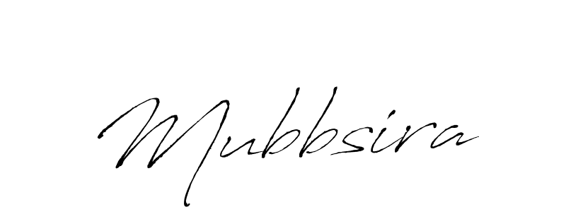 Mubbsira stylish signature style. Best Handwritten Sign (Antro_Vectra) for my name. Handwritten Signature Collection Ideas for my name Mubbsira. Mubbsira signature style 6 images and pictures png