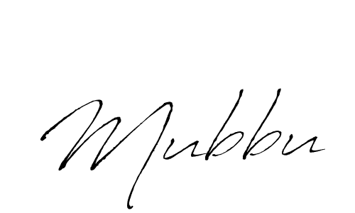 Use a signature maker to create a handwritten signature online. With this signature software, you can design (Antro_Vectra) your own signature for name Mubbu. Mubbu signature style 6 images and pictures png