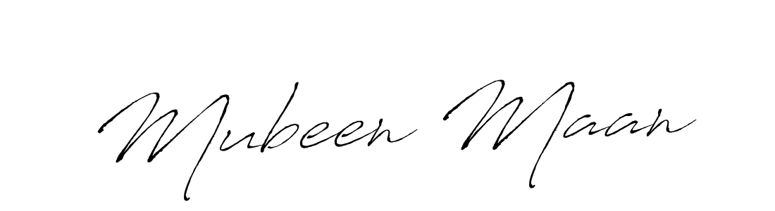Design your own signature with our free online signature maker. With this signature software, you can create a handwritten (Antro_Vectra) signature for name Mubeen Maan. Mubeen Maan signature style 6 images and pictures png
