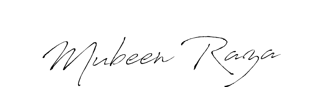 Create a beautiful signature design for name Mubeen Raza. With this signature (Antro_Vectra) fonts, you can make a handwritten signature for free. Mubeen Raza signature style 6 images and pictures png