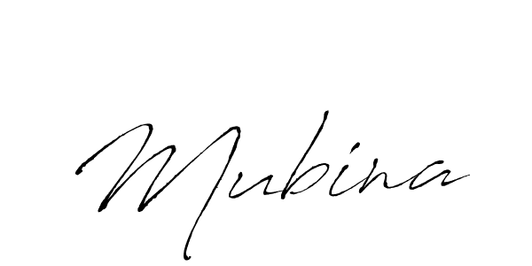 Use a signature maker to create a handwritten signature online. With this signature software, you can design (Antro_Vectra) your own signature for name Mubina. Mubina signature style 6 images and pictures png