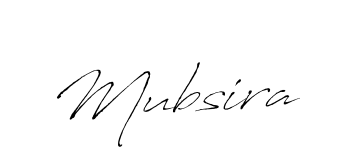 How to make Mubsira name signature. Use Antro_Vectra style for creating short signs online. This is the latest handwritten sign. Mubsira signature style 6 images and pictures png