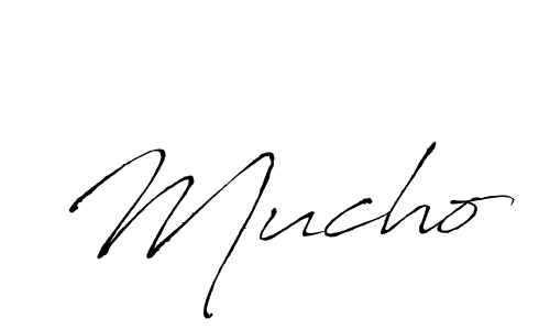 How to make Mucho name signature. Use Antro_Vectra style for creating short signs online. This is the latest handwritten sign. Mucho signature style 6 images and pictures png