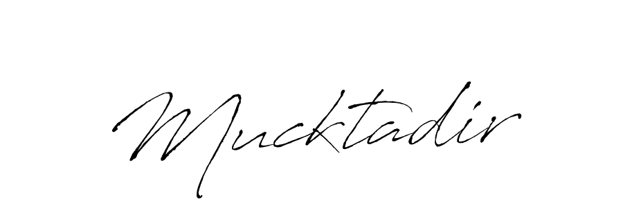 How to make Mucktadir signature? Antro_Vectra is a professional autograph style. Create handwritten signature for Mucktadir name. Mucktadir signature style 6 images and pictures png