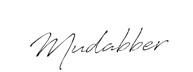 Design your own signature with our free online signature maker. With this signature software, you can create a handwritten (Antro_Vectra) signature for name Mudabber. Mudabber signature style 6 images and pictures png