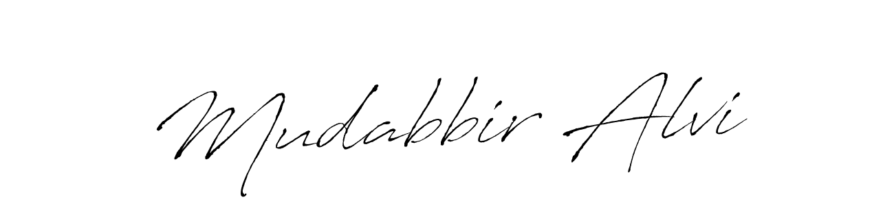 Antro_Vectra is a professional signature style that is perfect for those who want to add a touch of class to their signature. It is also a great choice for those who want to make their signature more unique. Get Mudabbir Alvi name to fancy signature for free. Mudabbir Alvi signature style 6 images and pictures png