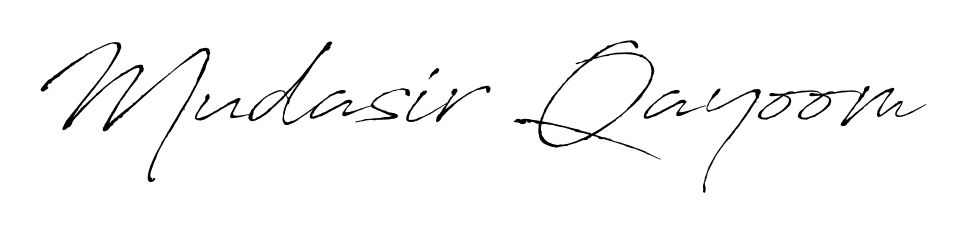 The Antro_Vectra font gives name Mudasir Qayoom a signature that looks effortless yet distinguished. Download high-res PNG instantly. Mudasir Qayoom signature style 6 images and pictures png