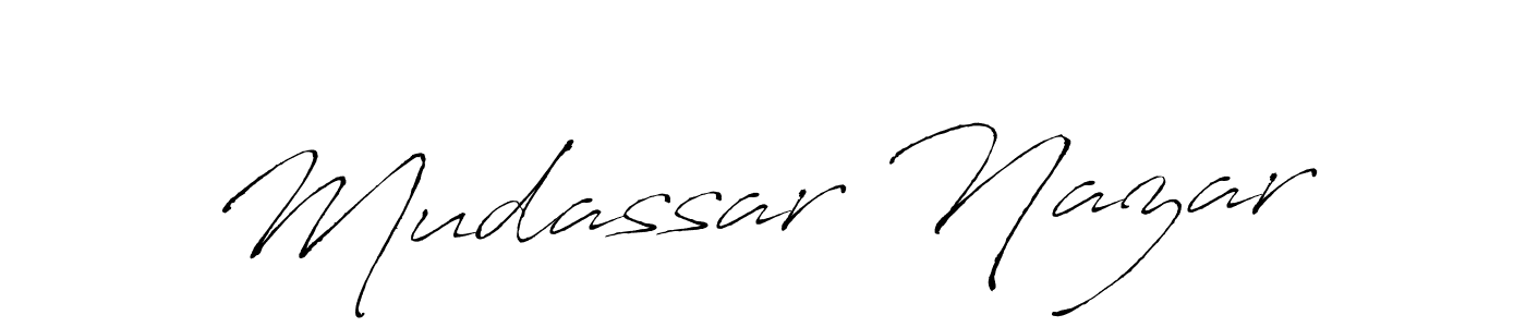 Also You can easily find your signature by using the search form. We will create Mudassar Nazar name handwritten signature images for you free of cost using Antro_Vectra sign style. Mudassar Nazar signature style 6 images and pictures png