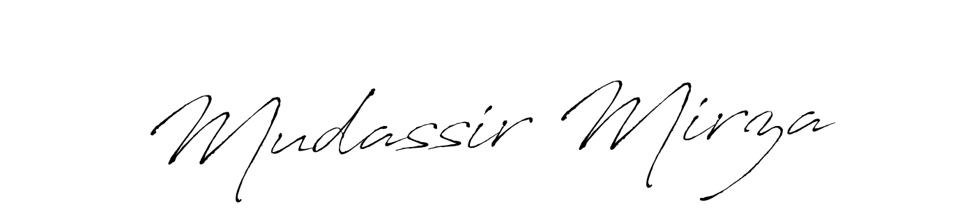 Make a beautiful signature design for name Mudassir Mirza. Use this online signature maker to create a handwritten signature for free. Mudassir Mirza signature style 6 images and pictures png