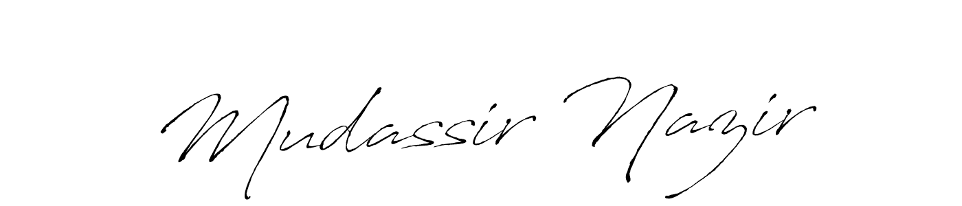Also You can easily find your signature by using the search form. We will create Mudassir Nazir name handwritten signature images for you free of cost using Antro_Vectra sign style. Mudassir Nazir signature style 6 images and pictures png