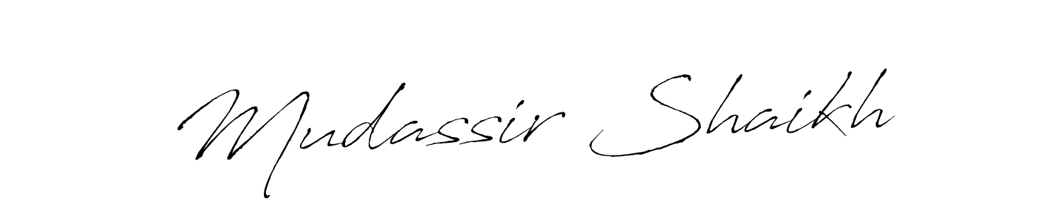 You should practise on your own different ways (Antro_Vectra) to write your name (Mudassir Shaikh) in signature. don't let someone else do it for you. Mudassir Shaikh signature style 6 images and pictures png
