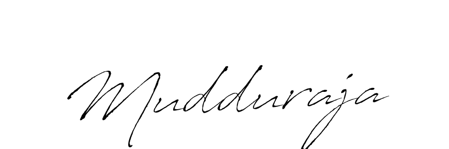 Design your own signature with our free online signature maker. With this signature software, you can create a handwritten (Antro_Vectra) signature for name Mudduraja. Mudduraja signature style 6 images and pictures png