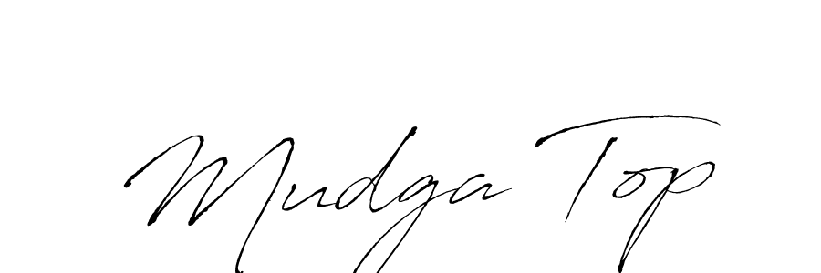 How to make Mudga Top name signature. Use Antro_Vectra style for creating short signs online. This is the latest handwritten sign. Mudga Top signature style 6 images and pictures png