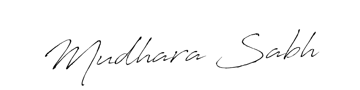 Design your own signature with our free online signature maker. With this signature software, you can create a handwritten (Antro_Vectra) signature for name Mudhara Sabh. Mudhara Sabh signature style 6 images and pictures png