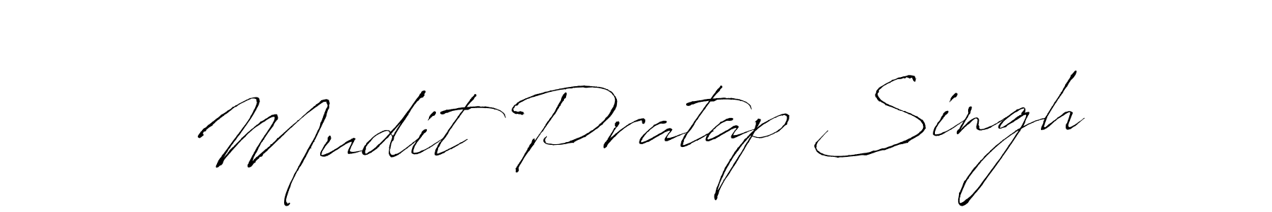 Mudit Pratap Singh stylish signature style. Best Handwritten Sign (Antro_Vectra) for my name. Handwritten Signature Collection Ideas for my name Mudit Pratap Singh. Mudit Pratap Singh signature style 6 images and pictures png