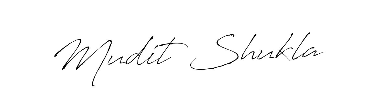 Use a signature maker to create a handwritten signature online. With this signature software, you can design (Antro_Vectra) your own signature for name Mudit Shukla. Mudit Shukla signature style 6 images and pictures png