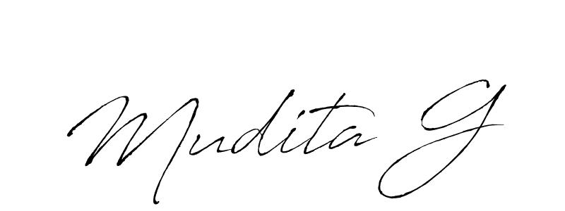 The best way (Antro_Vectra) to make a short signature is to pick only two or three words in your name. The name Mudita G include a total of six letters. For converting this name. Mudita G signature style 6 images and pictures png