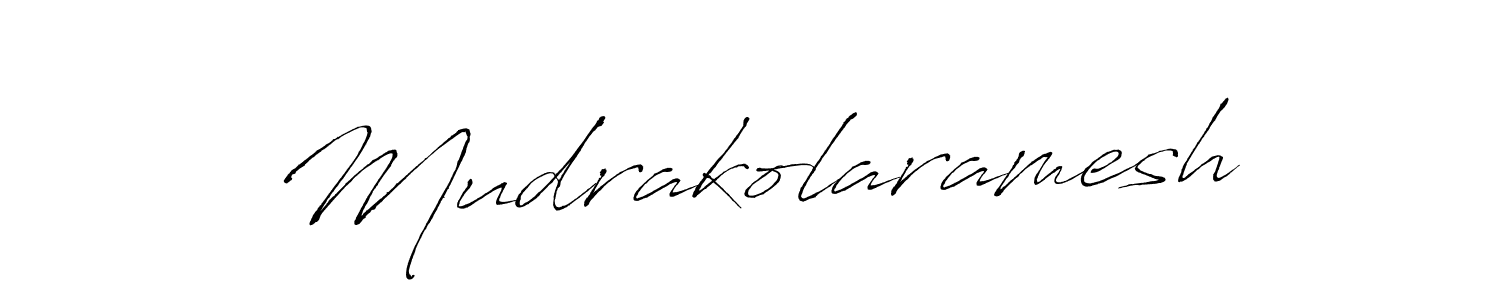 How to make Mudrakolaramesh name signature. Use Antro_Vectra style for creating short signs online. This is the latest handwritten sign. Mudrakolaramesh signature style 6 images and pictures png