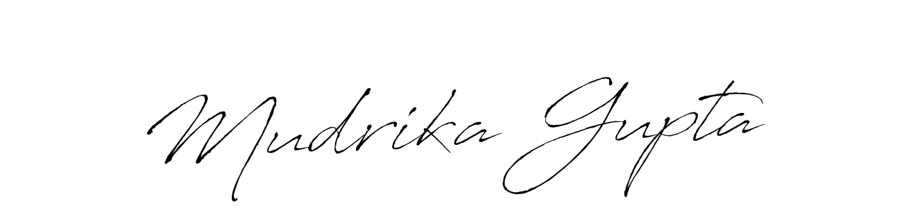 Mudrika Gupta stylish signature style. Best Handwritten Sign (Antro_Vectra) for my name. Handwritten Signature Collection Ideas for my name Mudrika Gupta. Mudrika Gupta signature style 6 images and pictures png