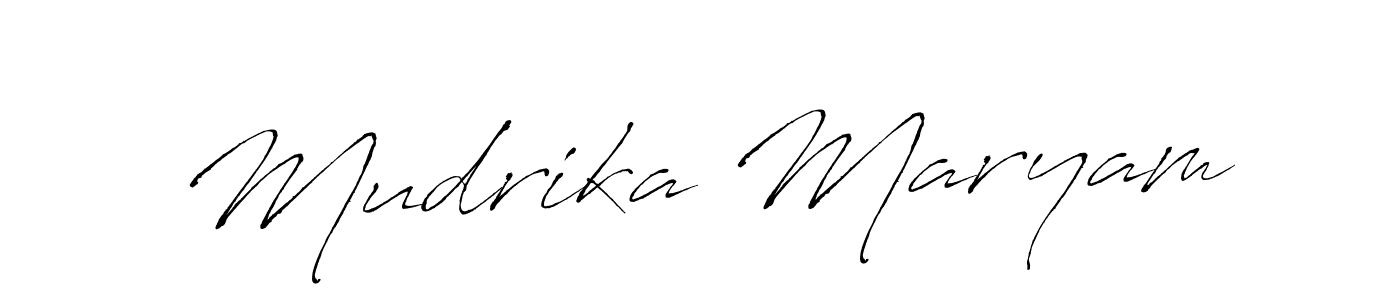 if you are searching for the best signature style for your name Mudrika Maryam. so please give up your signature search. here we have designed multiple signature styles  using Antro_Vectra. Mudrika Maryam signature style 6 images and pictures png