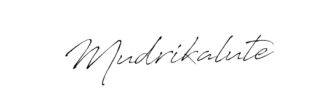 Antro_Vectra is a professional signature style that is perfect for those who want to add a touch of class to their signature. It is also a great choice for those who want to make their signature more unique. Get Mudrikalute name to fancy signature for free. Mudrikalute signature style 6 images and pictures png