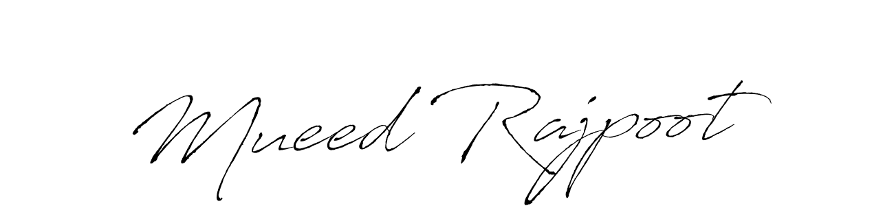 if you are searching for the best signature style for your name Mueed Rajpoot. so please give up your signature search. here we have designed multiple signature styles  using Antro_Vectra. Mueed Rajpoot signature style 6 images and pictures png