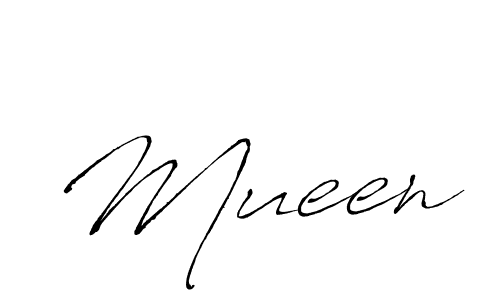 How to make Mueen signature? Antro_Vectra is a professional autograph style. Create handwritten signature for Mueen name. Mueen signature style 6 images and pictures png