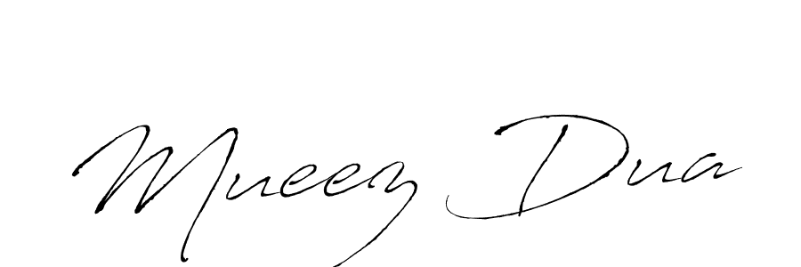 Mueez Dua stylish signature style. Best Handwritten Sign (Antro_Vectra) for my name. Handwritten Signature Collection Ideas for my name Mueez Dua. Mueez Dua signature style 6 images and pictures png