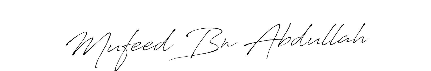 The best way (Antro_Vectra) to make a short signature is to pick only two or three words in your name. The name Mufeed Bn Abdullah include a total of six letters. For converting this name. Mufeed Bn Abdullah signature style 6 images and pictures png