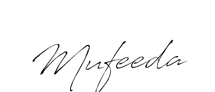 Also You can easily find your signature by using the search form. We will create Mufeeda name handwritten signature images for you free of cost using Antro_Vectra sign style. Mufeeda signature style 6 images and pictures png