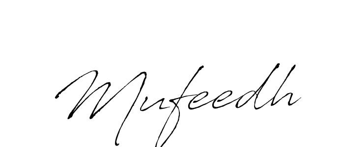 Similarly Antro_Vectra is the best handwritten signature design. Signature creator online .You can use it as an online autograph creator for name Mufeedh. Mufeedh signature style 6 images and pictures png