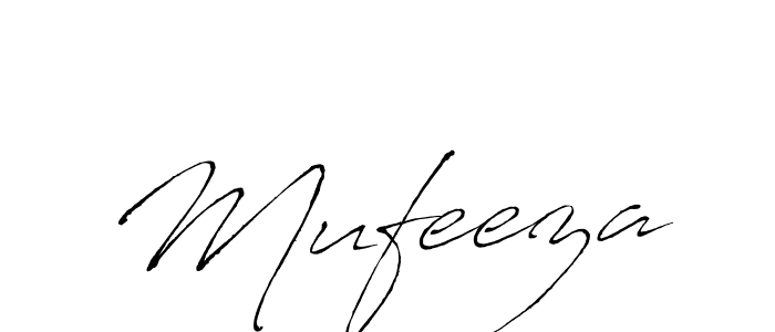 The best way (Antro_Vectra) to make a short signature is to pick only two or three words in your name. The name Mufeeza include a total of six letters. For converting this name. Mufeeza signature style 6 images and pictures png