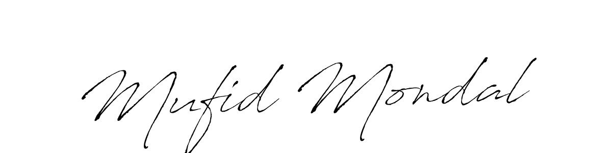 It looks lik you need a new signature style for name Mufid Mondal. Design unique handwritten (Antro_Vectra) signature with our free signature maker in just a few clicks. Mufid Mondal signature style 6 images and pictures png