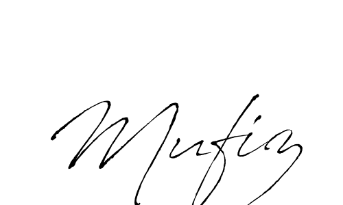 Create a beautiful signature design for name Mufiz. With this signature (Antro_Vectra) fonts, you can make a handwritten signature for free. Mufiz signature style 6 images and pictures png